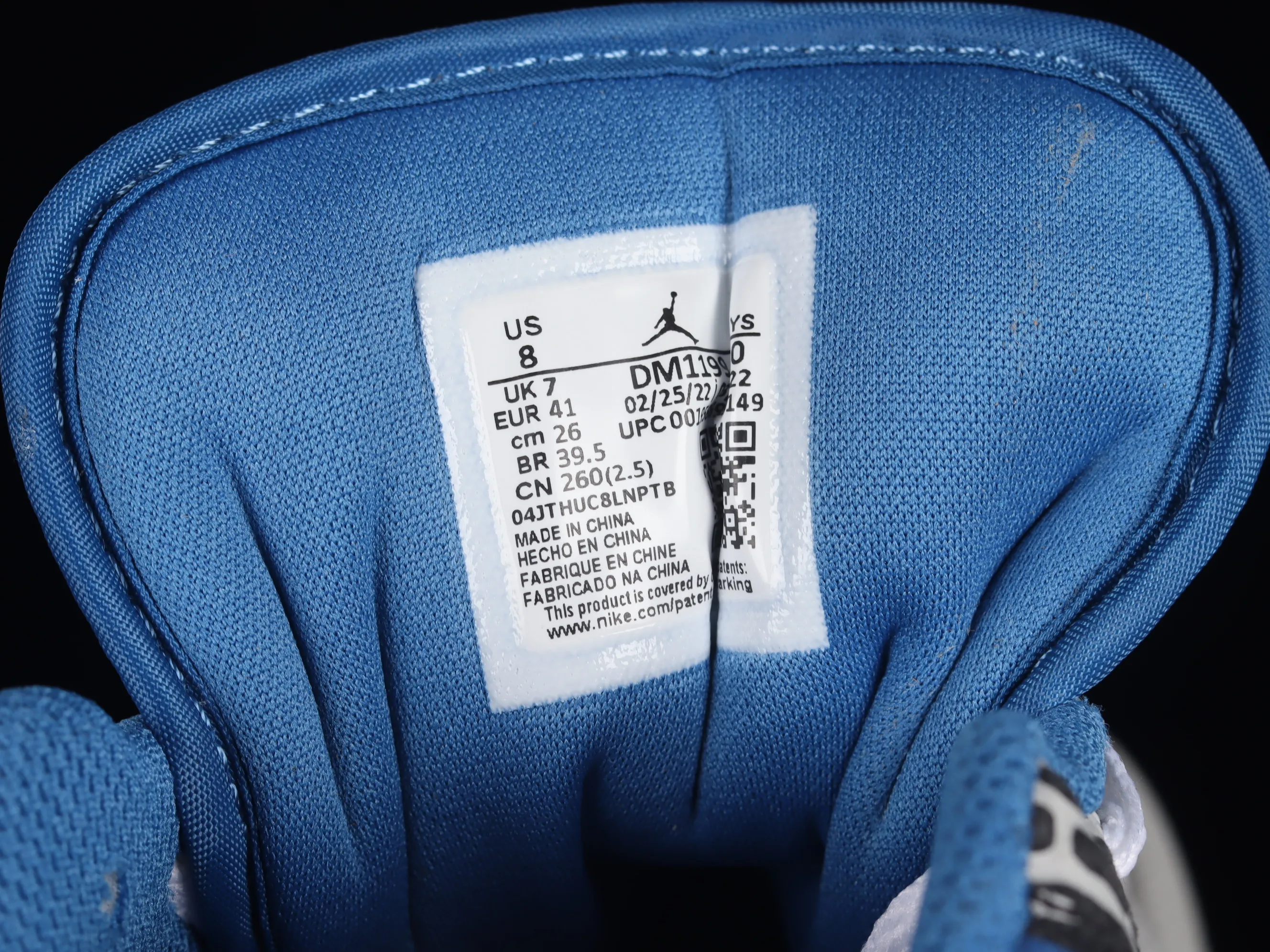 All categories Air Jordan Jordan series basketball shoes Air Jordan 1 Low G version pure original Air Jordan 1 Low "True Blue" AJ1 Joe 1 burst white and blue color low-top basketball shoes DM1199-140